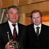 Anton Nolf (Trompete) und Andreas Haller (Orgel)